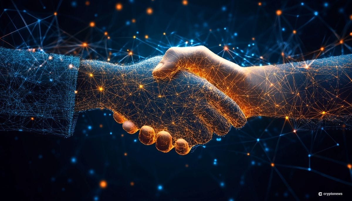smart contract handen worden geschudt