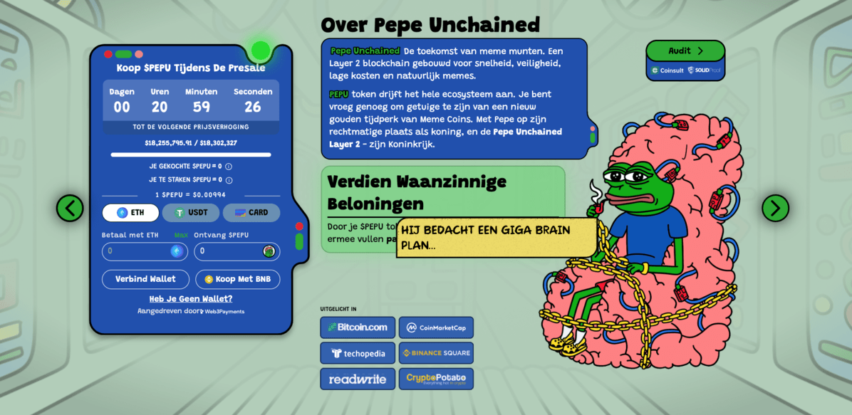 Pepe Unchained $PEPU Presale