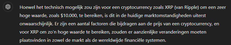 Chatgpt voorspelling Ripple