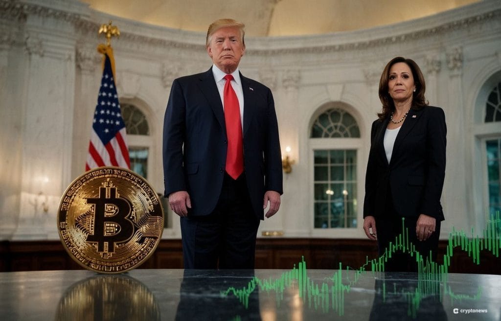 Trump en Harris hebben geen invloed op waarde van crypto
