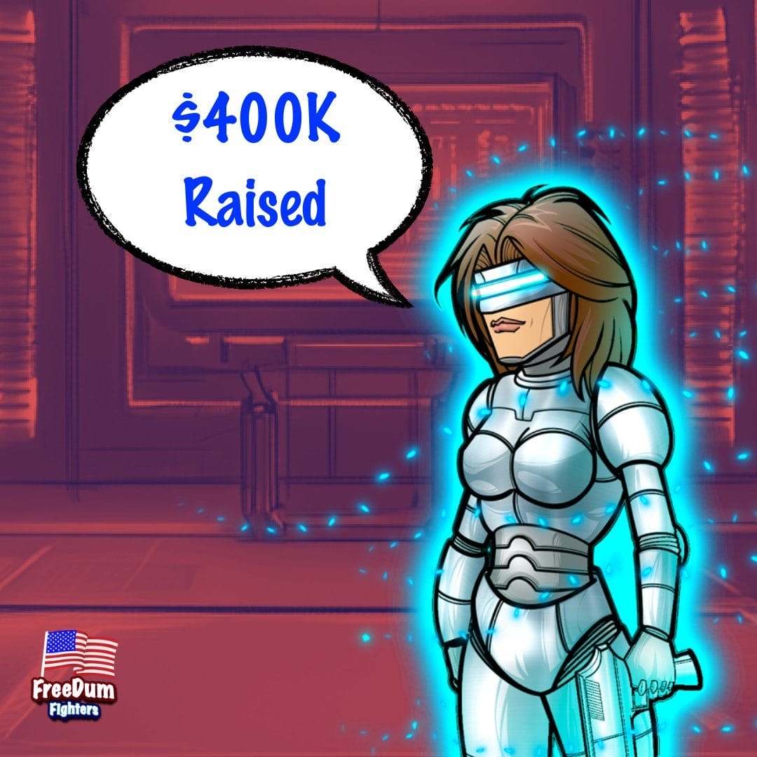 PolitiFi crypto's pumpen door Trump vs Harris verkiezingsdag: FreeDum fighters tikt $400k mijlpaal aan