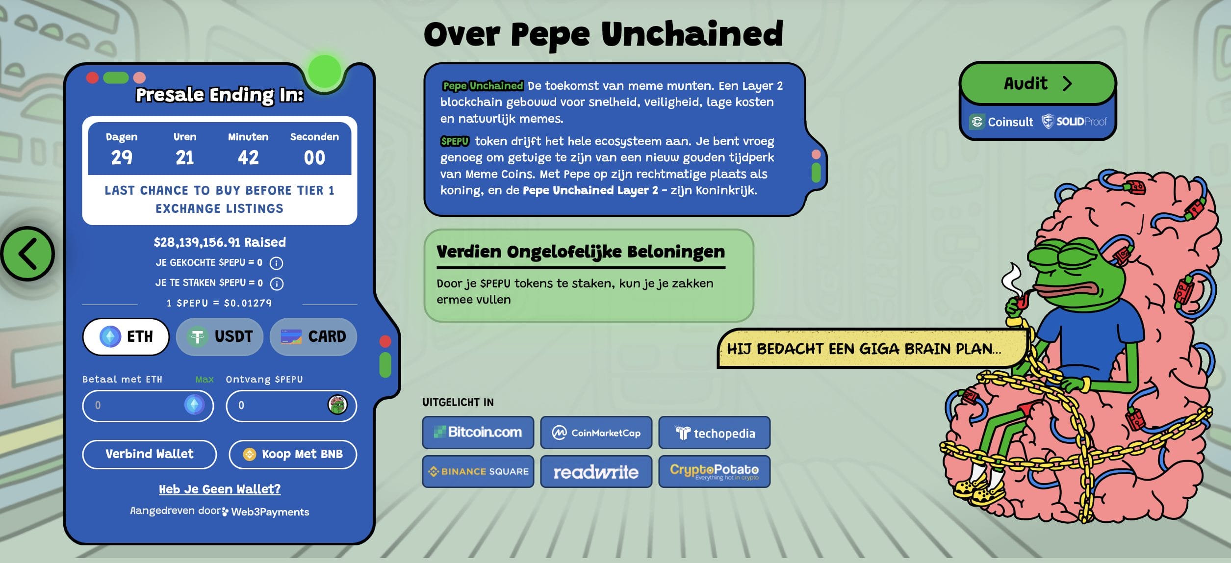 PEPE opvolger Pepe Unchained crypto presale eindigt in 30 dagen – meest veelbelovende crypto meme?
