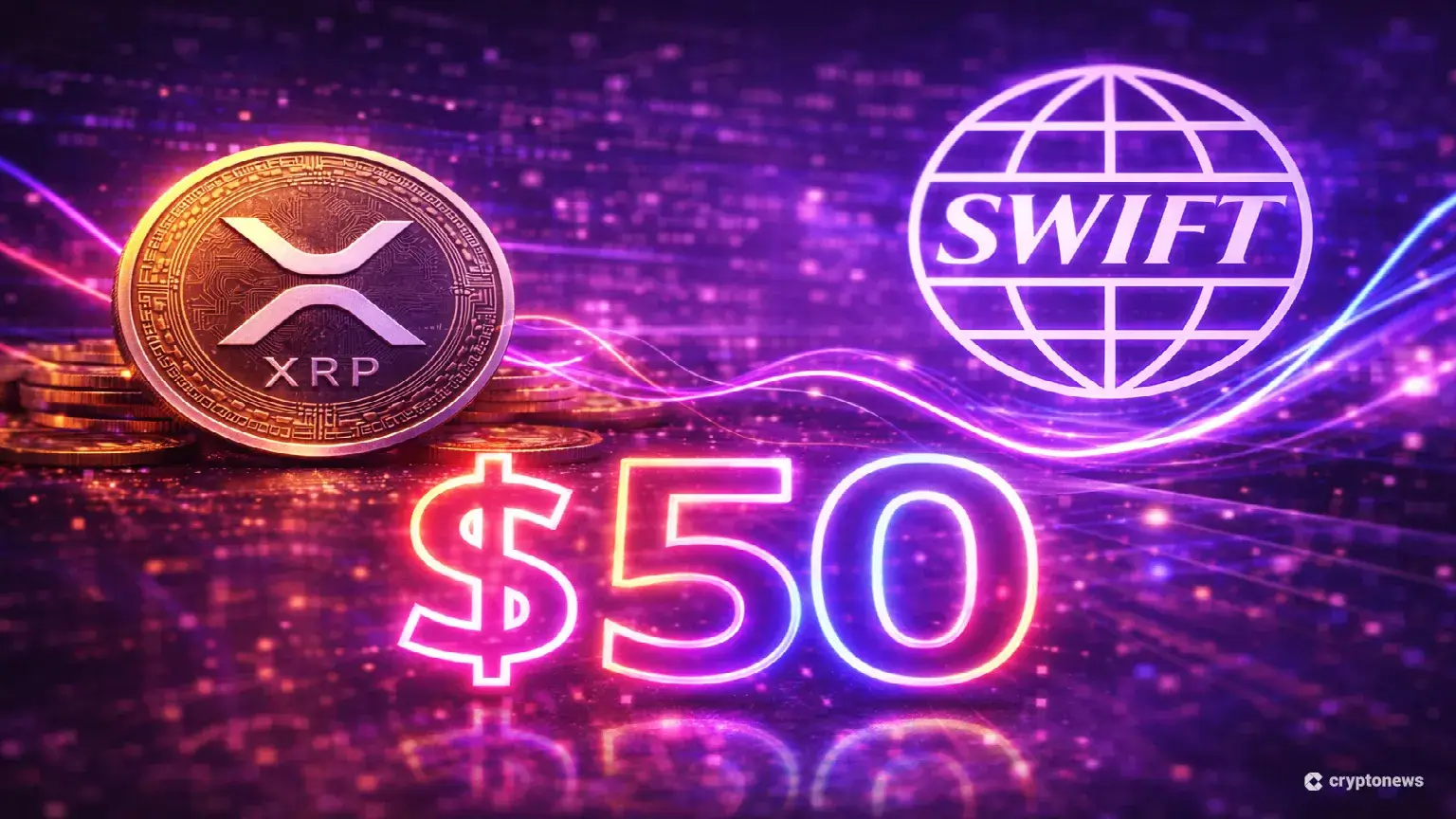 ChatGPT voorspelt XRP koers naar $50 in 2026 door XRP SWIFT geruchten