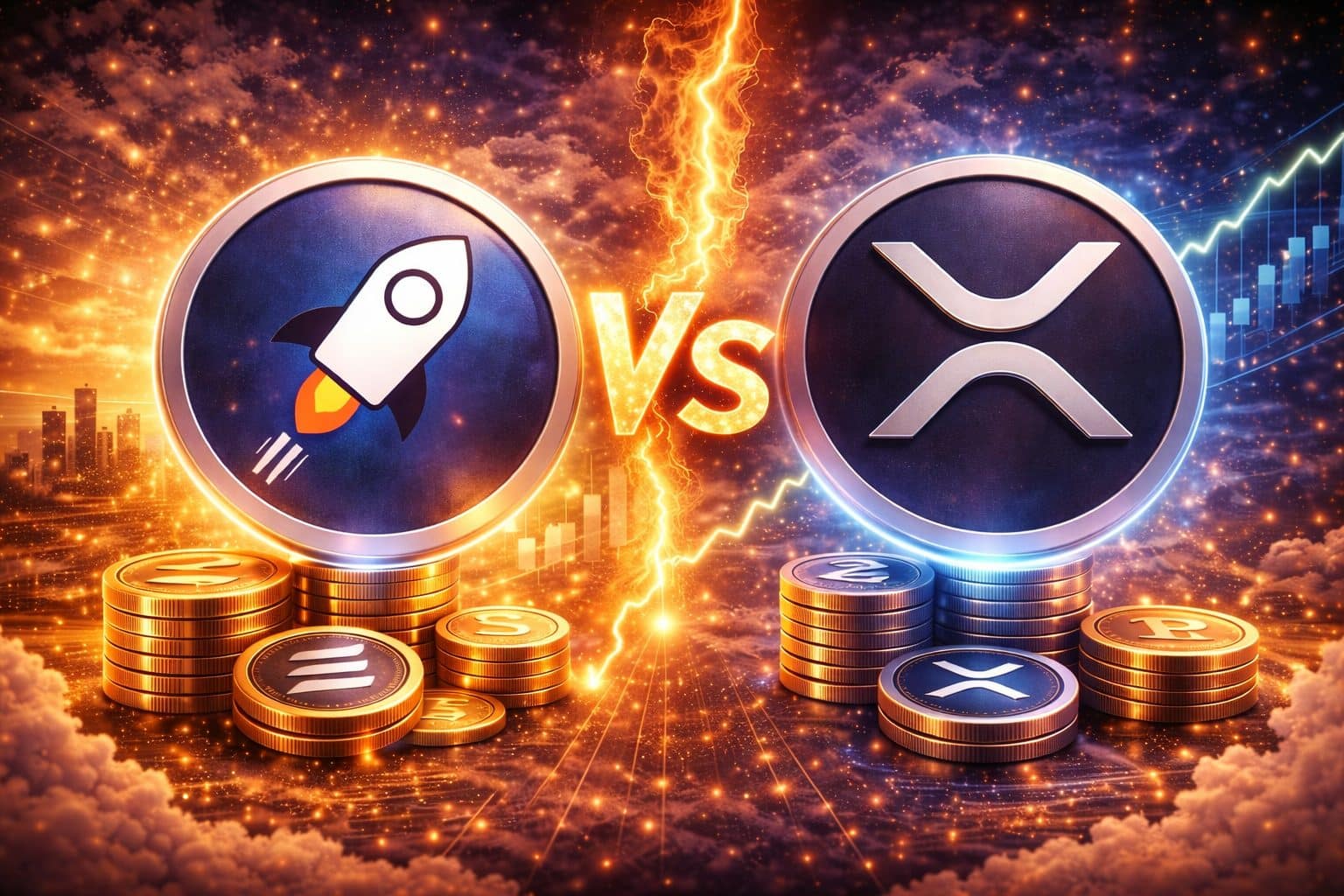 XLM vs XRP potentie 2026