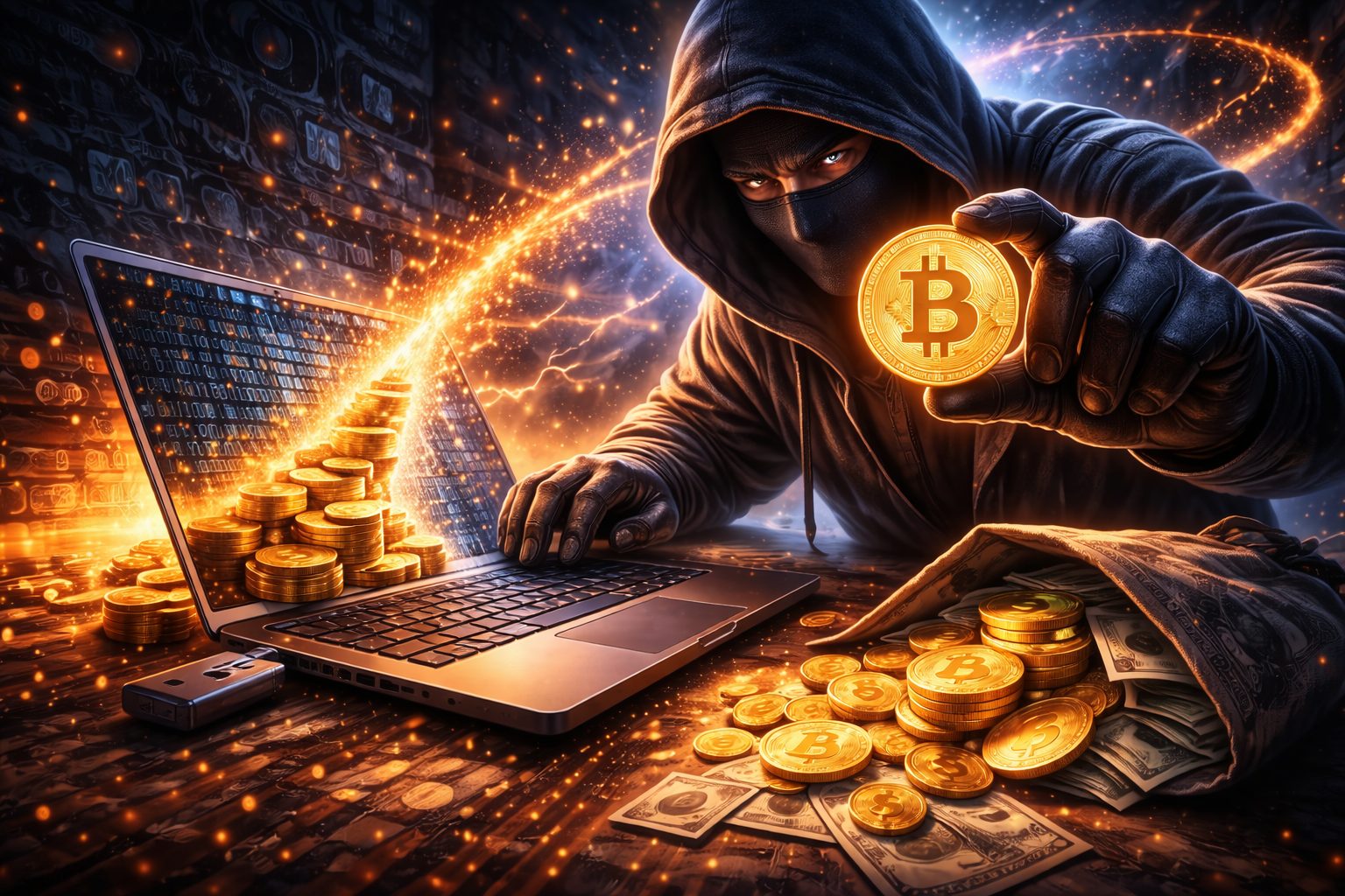 Bitcoin gijzeling maart 2026