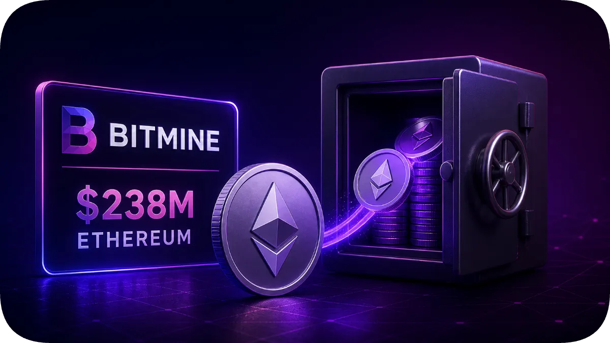 Bitmine koopt meer dan $200M Ethereum deze week