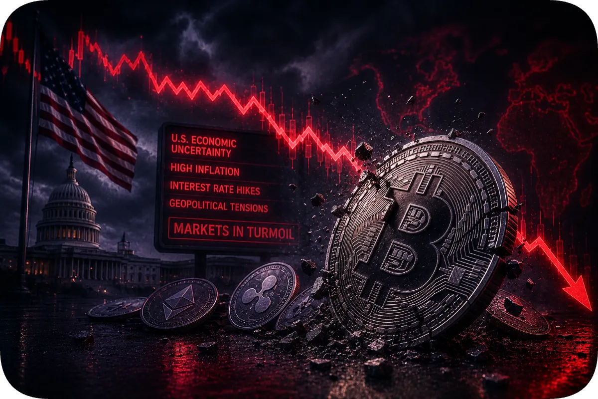 Bitcoin crash door Amerika aanval op Iran