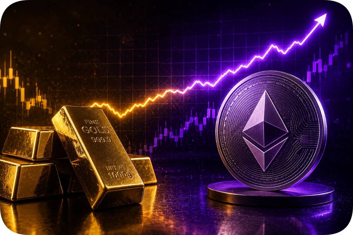 Correlatie tussen goud en Ethereum koers
