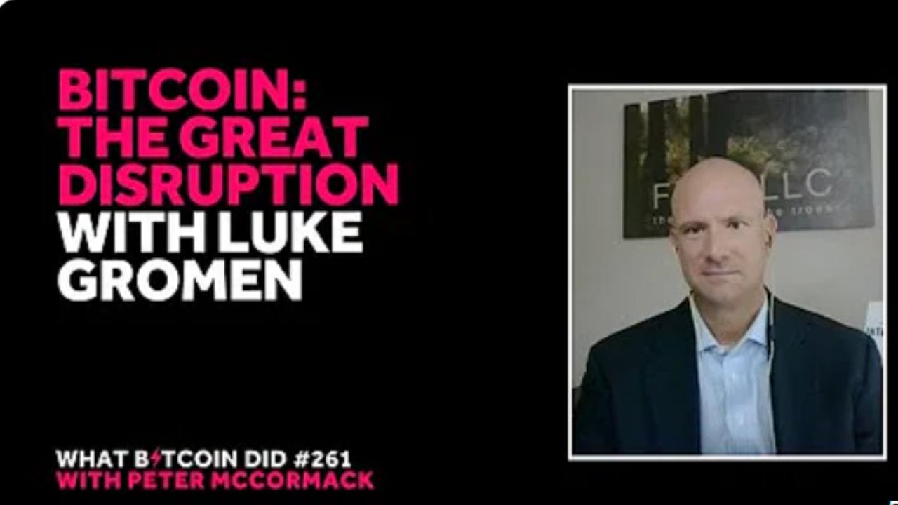 Bitcoin: il grande cambiamento – con Luke Gromen