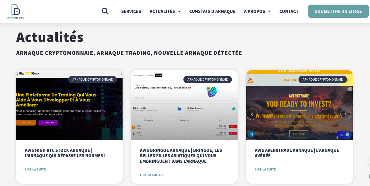 Fonte Broker Defense Francia