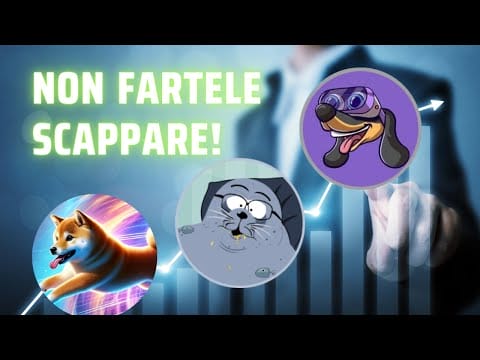 TOP 5 MEMECOIN DA COMPRARE ORA (con un potenziale assurdo)