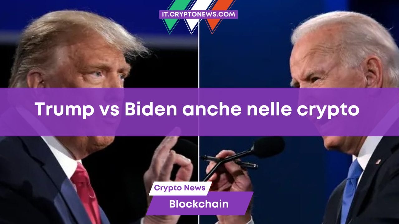 Trump vs Biden anche nelle crypto