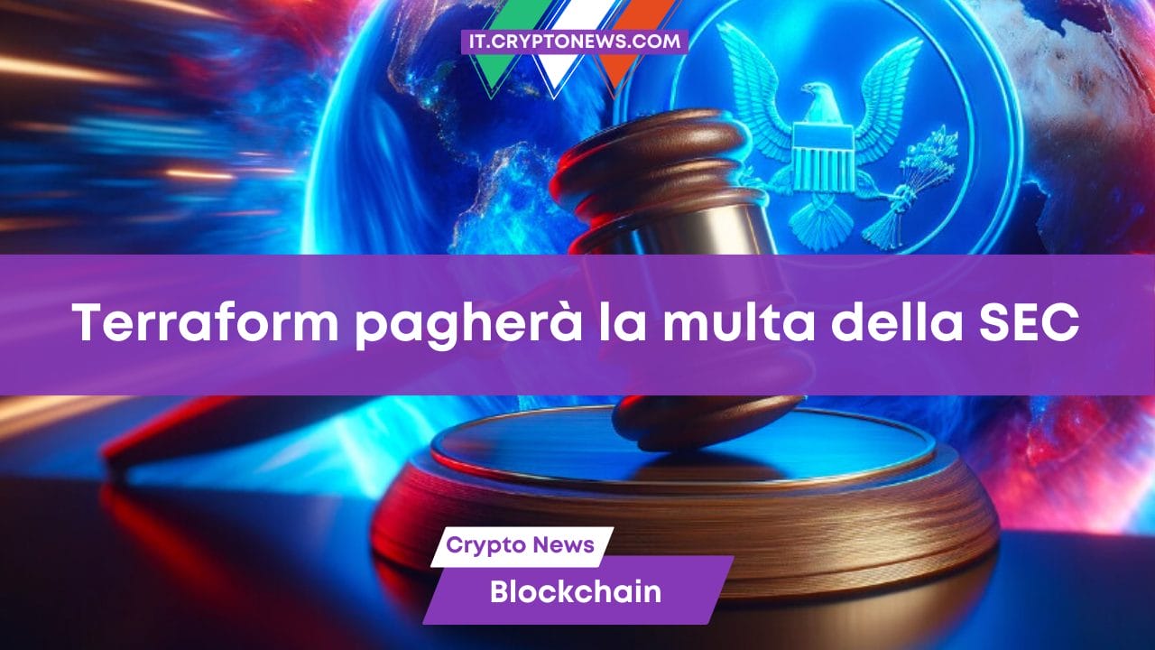 Terraform pagherà la multa della SEC