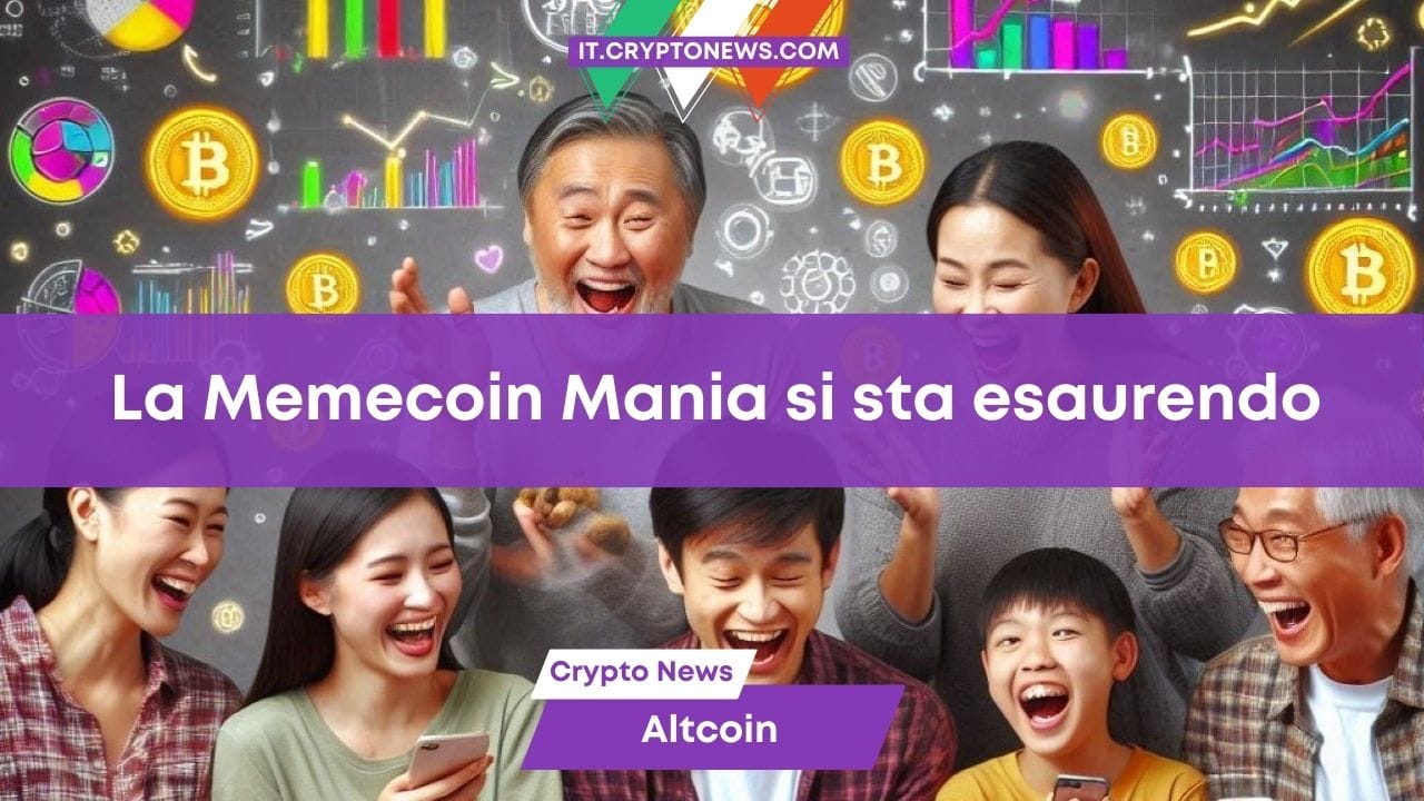 La Memecoin Mania si sta esaurendo