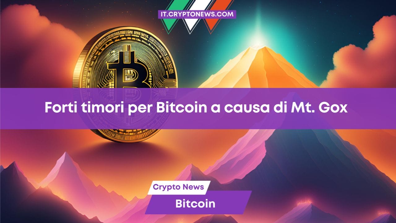 Forti timori per Bitcoin a causa di Mt. Gox