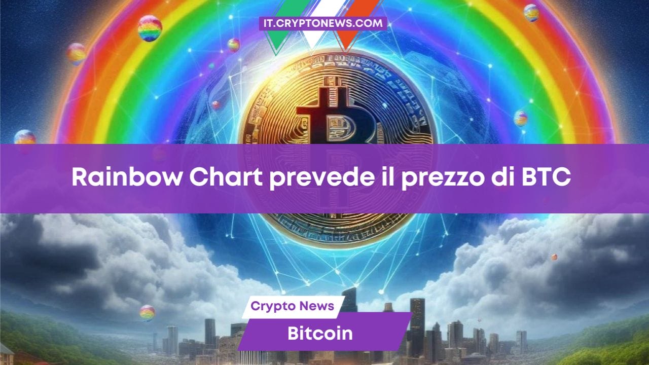 Rainbow Chart prevede il prezzo di BTC
