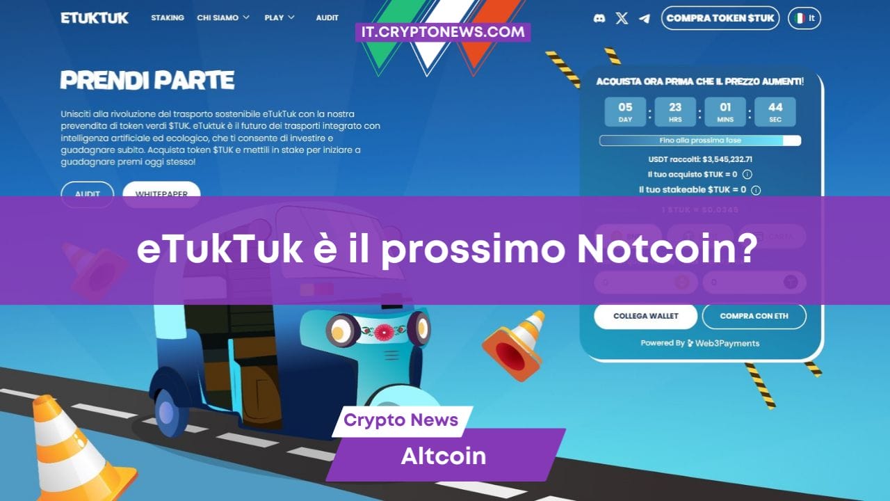 eTukTuk è il prossimo Notcoin?