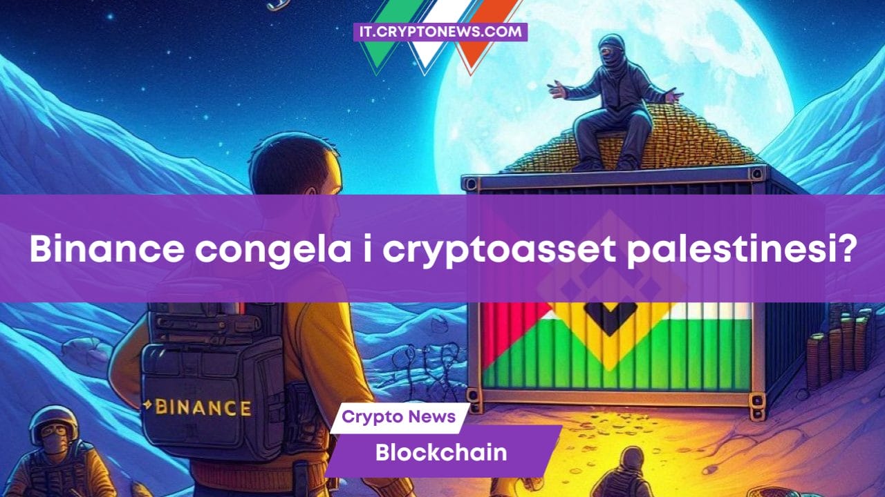 Binance congela i cryptoasset palestinesi?