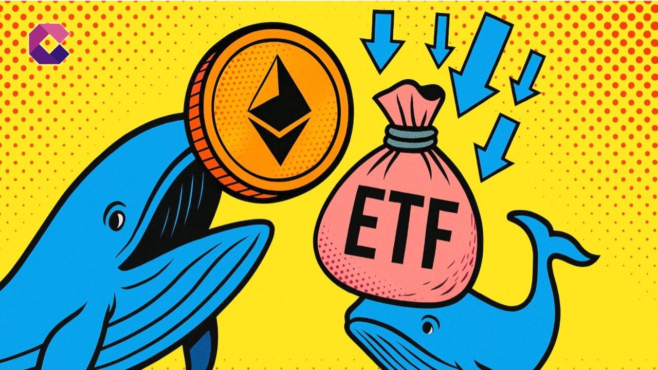 Le balene acquistano ETH ma gli ETF continuano a subire deflussi