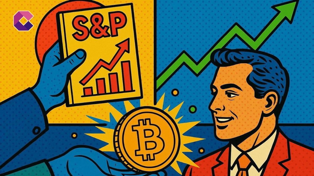 Immagine pop art per la copertinadi un articolo sulle criptovalute