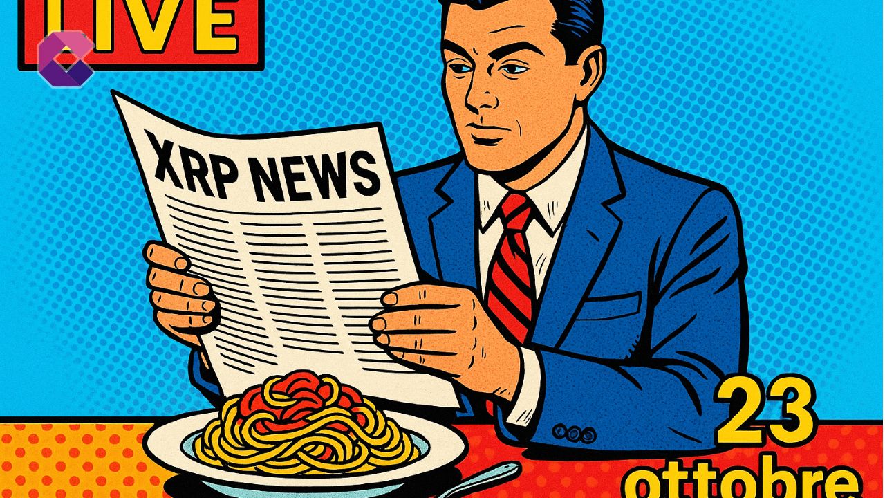 Immagine di un uomo al tavolo di un ristorante con in mano un giornale