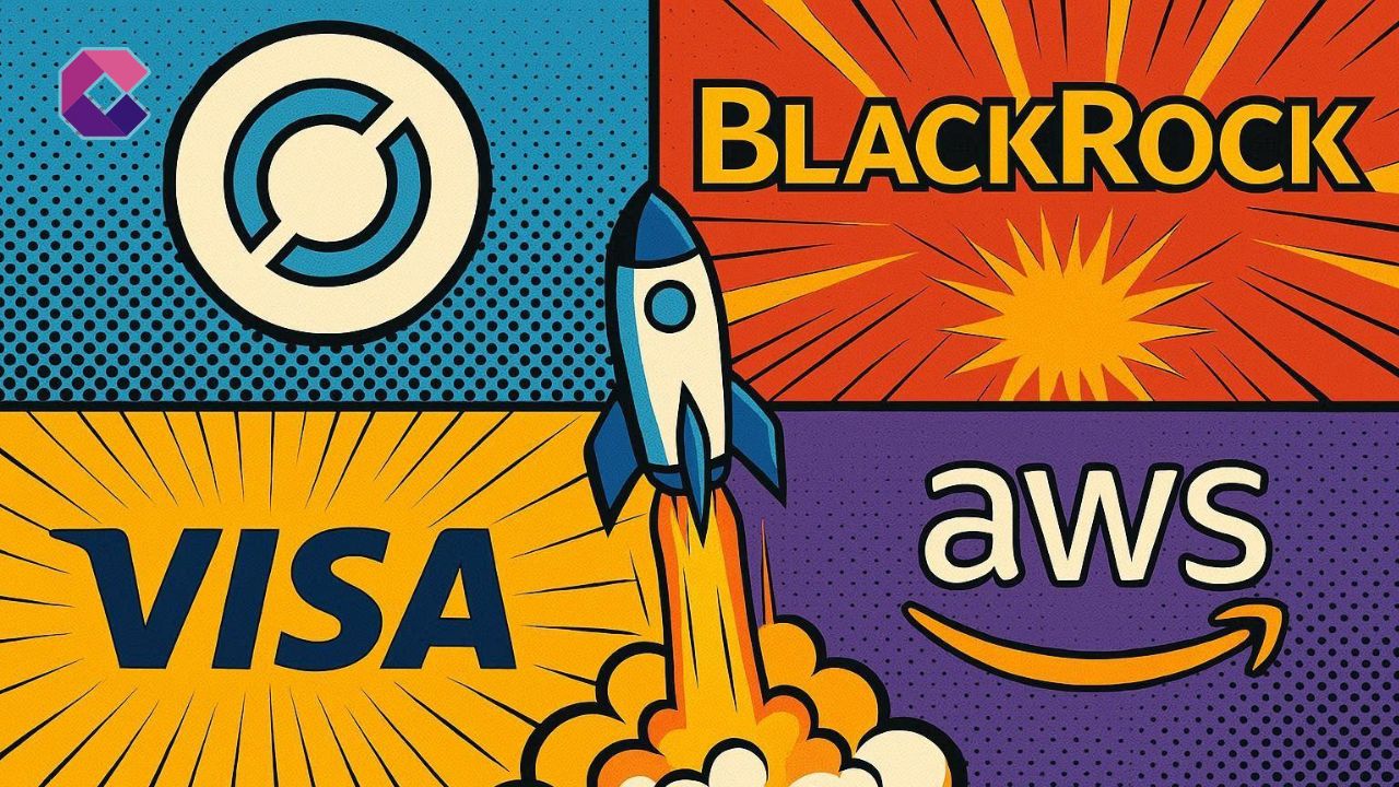 Immagine in stile pop art per la copertina di un articolo sulle criptovalute