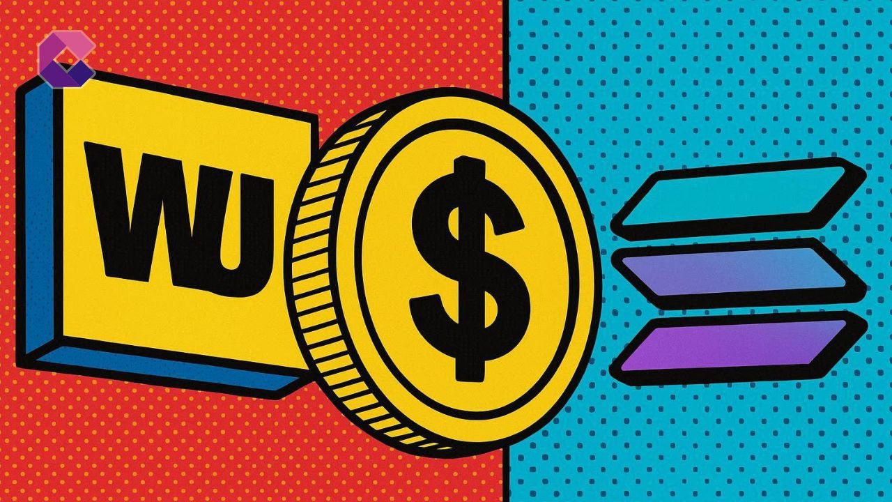 Immagine in stile pop art per la copertina di un articolo sulle criptovalute