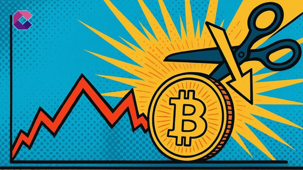 Immagine in stile pop art per la copertina di un articolo sulle criptovalute