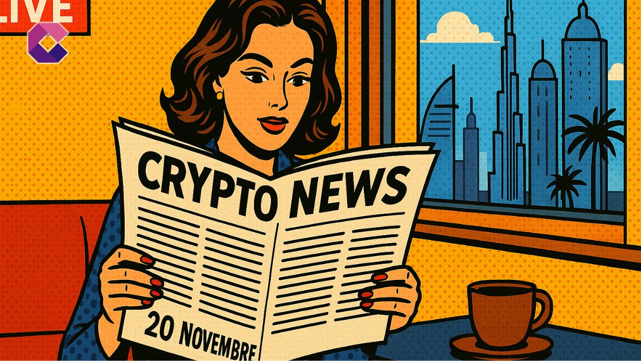 Live Crypto news 20 novembre 2025