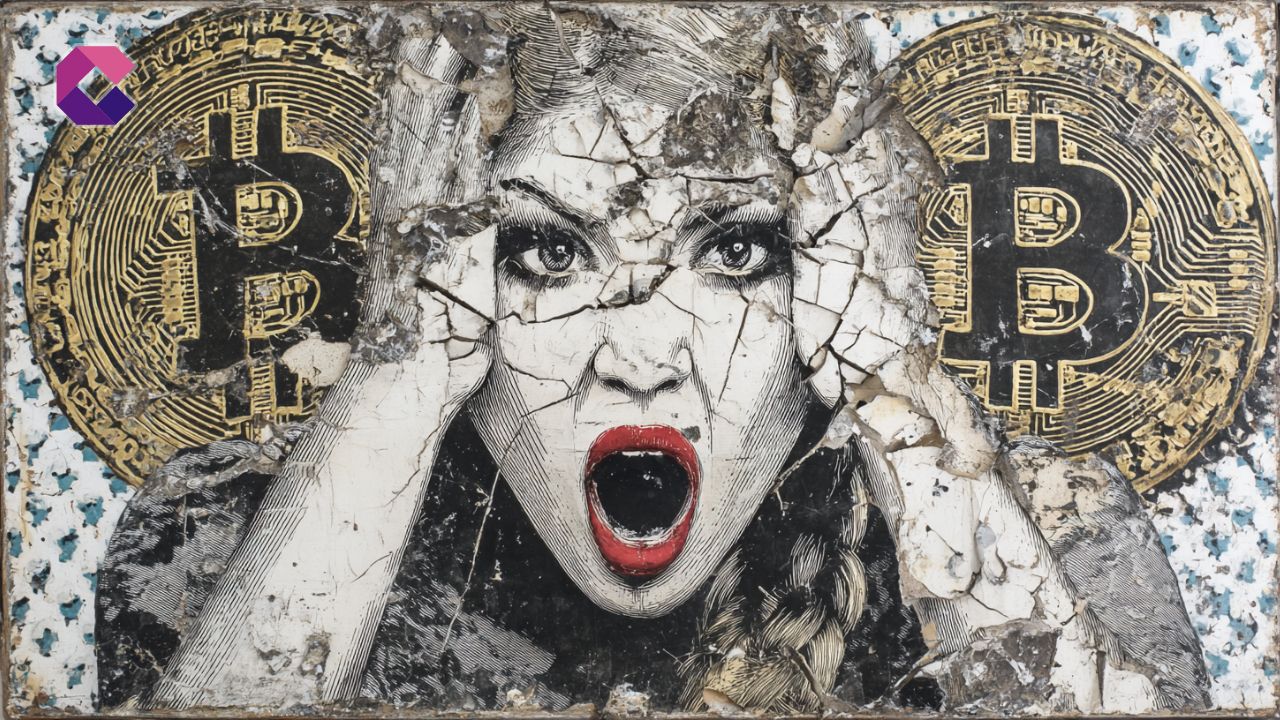 Immagine in stile pop art per la copertina di un articolo sulle criptovalute