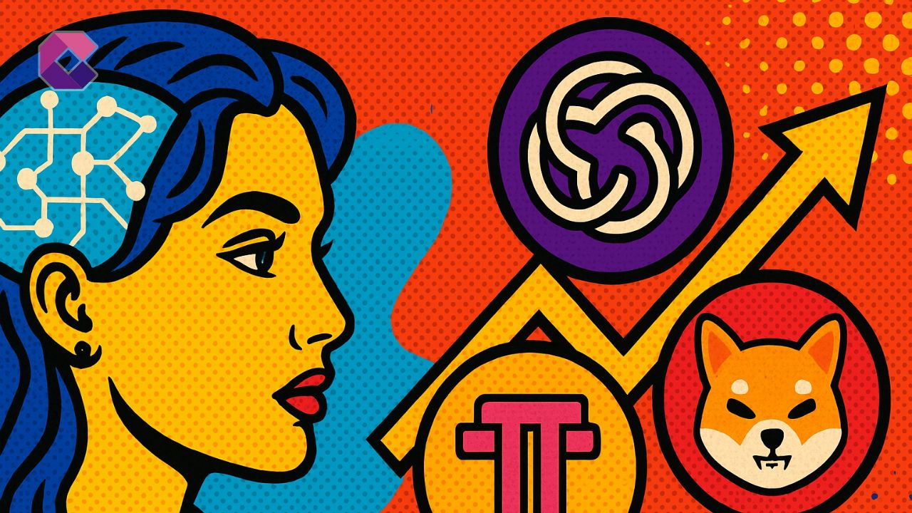 Previsione AI - Illustrazione pop art - Cryptonews Italia