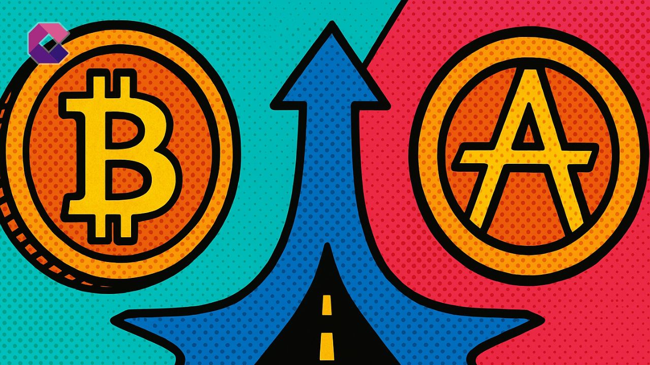 Previsioni Bitcoin - Illustrazione pop art - Cryptonews Italia