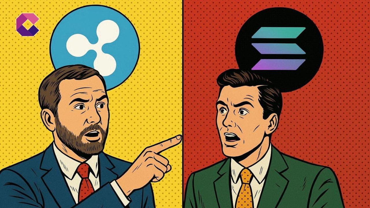 Immagine in stile pop art per la copertina di un articolo sulle criptovalute