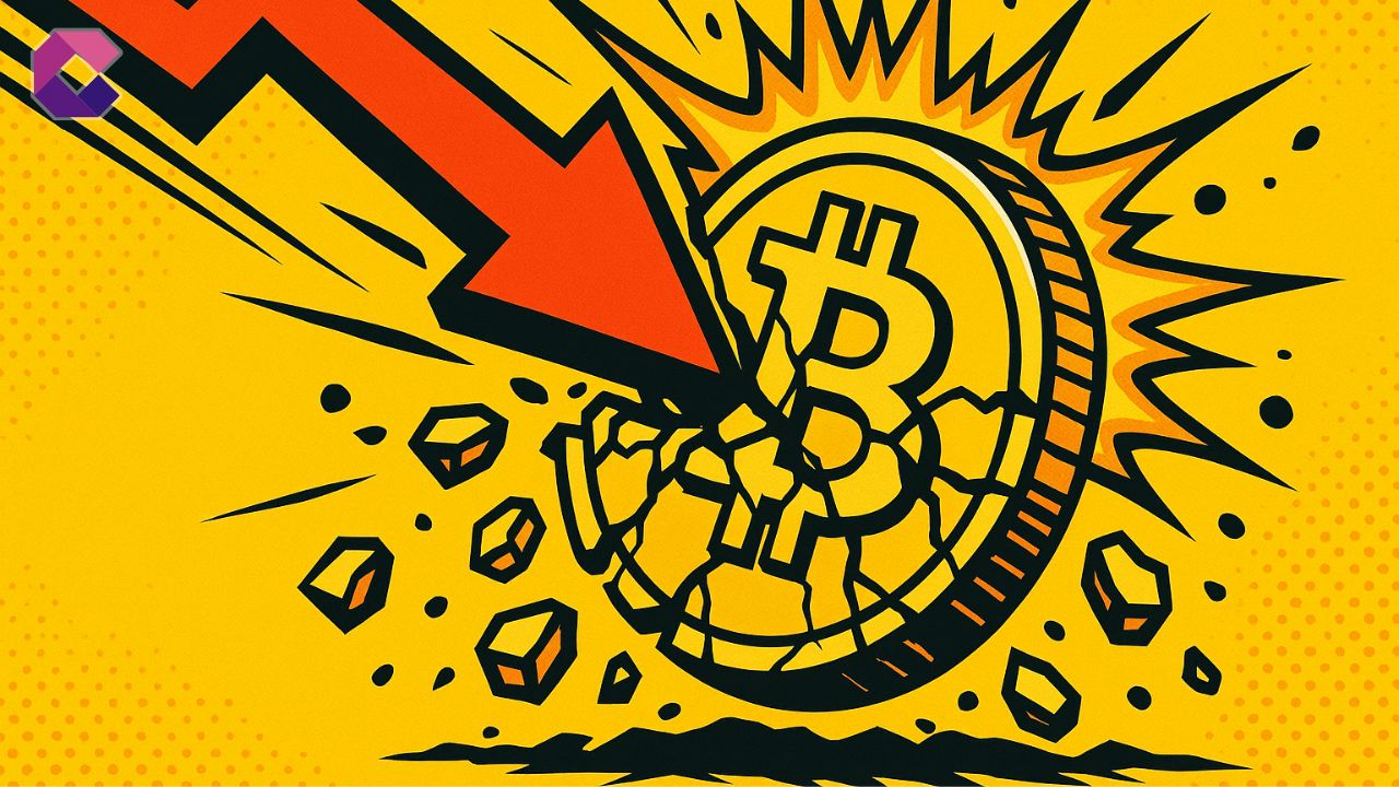 Bitcoin che si frantuma