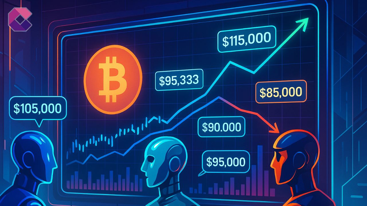 Previsione BTC - Illustrazione pop art - Cryptonews Italia