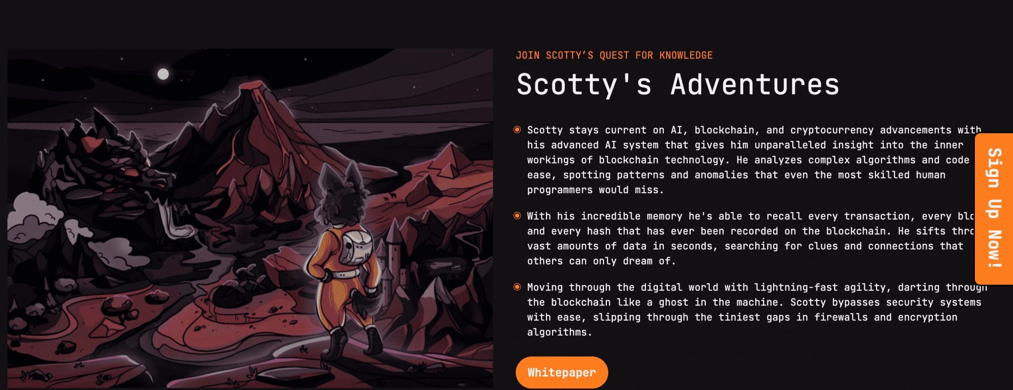 صورة ترويجية لمشروع Scotty the AI