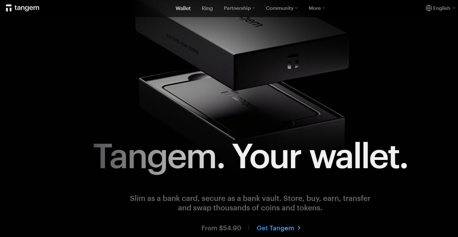 Tangem: المحفظة الرقمية الذكية والمحمولة على شكل بطاقة