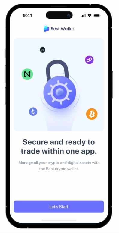 خطوات بدء استخدام تطبيق Best Wallet