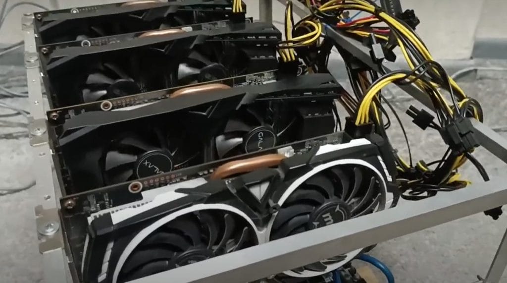 المعدات المستخدمة في تعدين العملات الرقمية